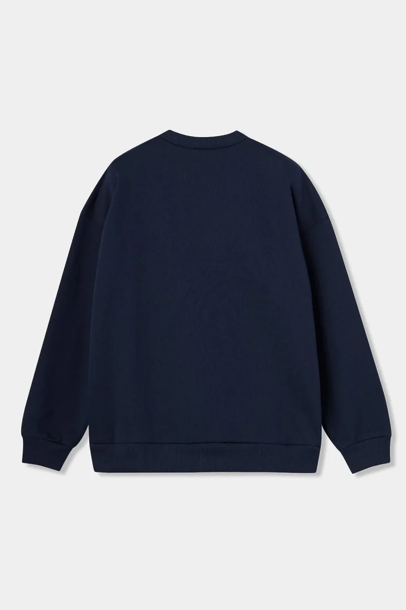 VOGUE Sweatshirt Navy College Bordeaux Logo | Japanese Edition - immagine 4