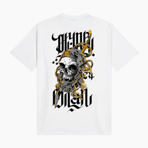 Tee DLYNR Desert Skull White