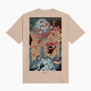 Tee DLYNR Barong And Rangda Beige