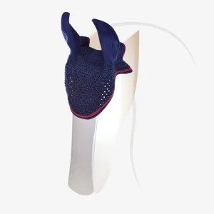 CUFFIETTA HANDMADE - BLU/BORDEAUX