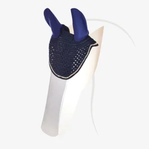 CUFFIETTA HANDMADE - BLU/BEIGE