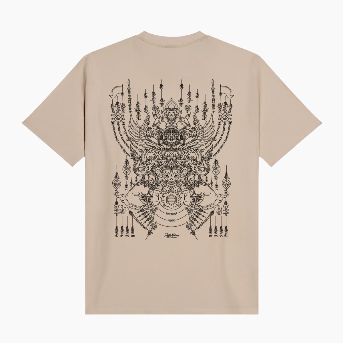 Tee DLYNR Mooneater Beige - immagine 2