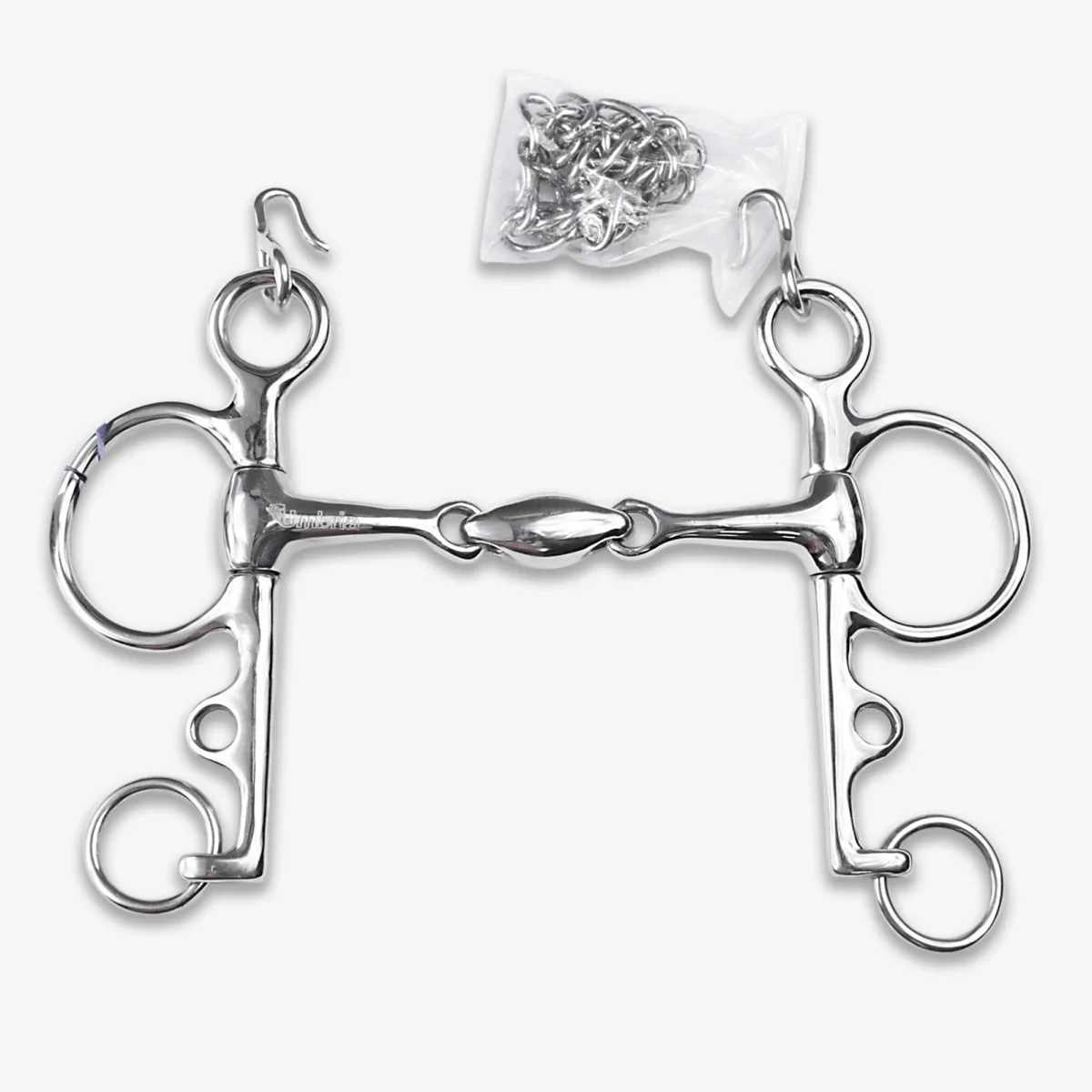 PELHAM INOX DOPPIO SNODO LEVE STANTARD - immagine 2