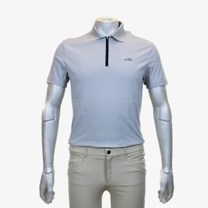 POLO UOMO EQUILINE ZIP - GRIGIO