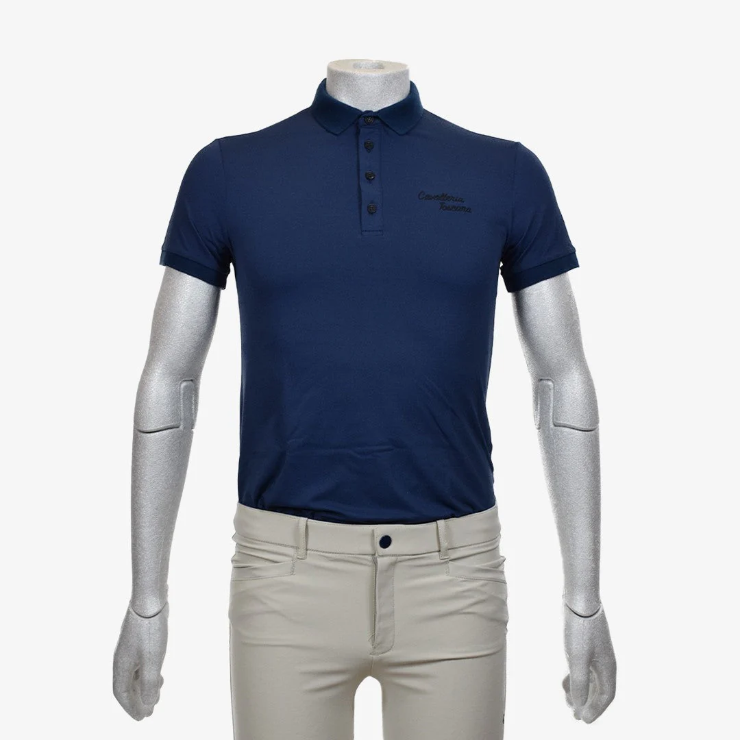 CAVALLERIA TOSCANA TECH PIQUET POLO - RICAMO