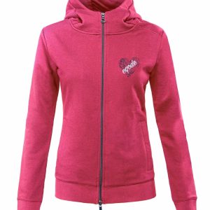 FELPA EQODE FULL ZIP - FUXIA