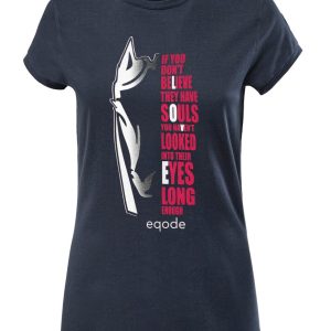 T-SHIRT EQODE DANIA H - BLU