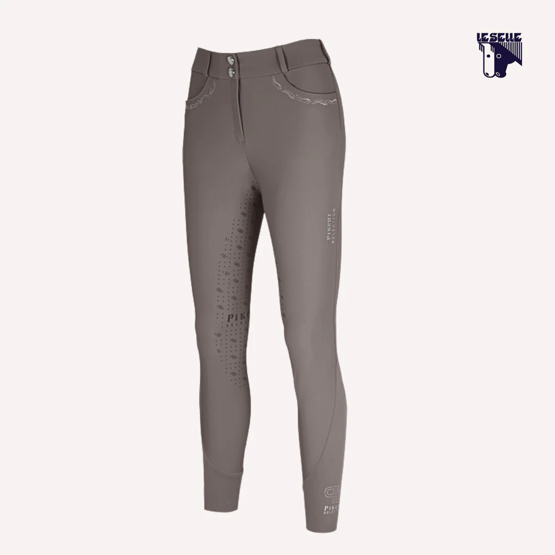 PANTALONI PIKEUR CEELINA - TORTORA