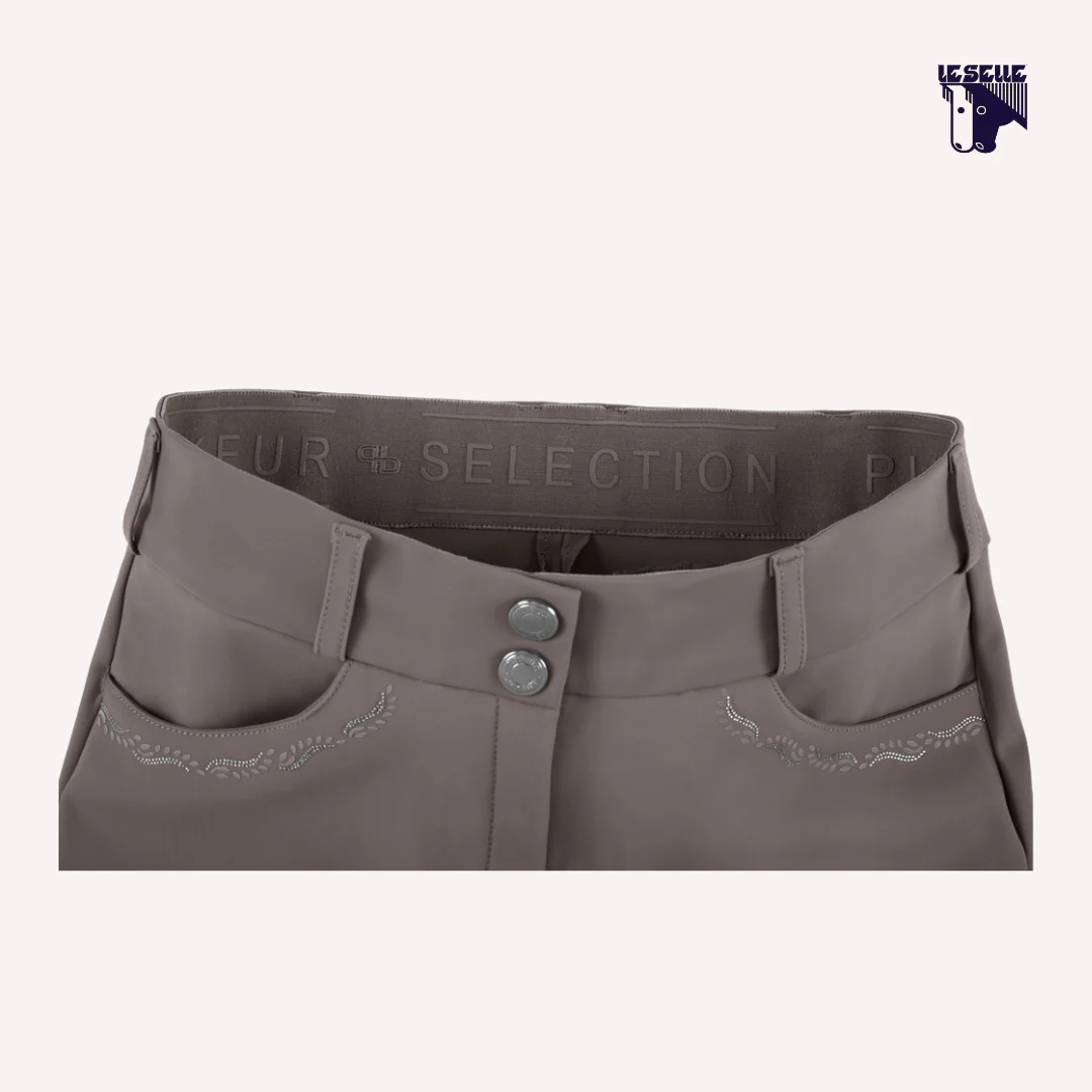PANTALONI PIKEUR CEELINA - TORTORA - immagine 4