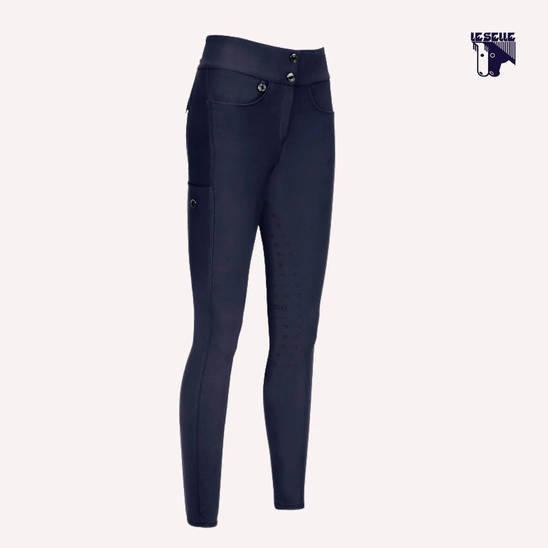 PANTALONI PIKEUR "FULLGRIP" - BLU - immagine 2