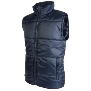 Gilet in poliestere foderato e imbottito