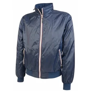 Giubbotto impermeabile in nylon con cappuccio