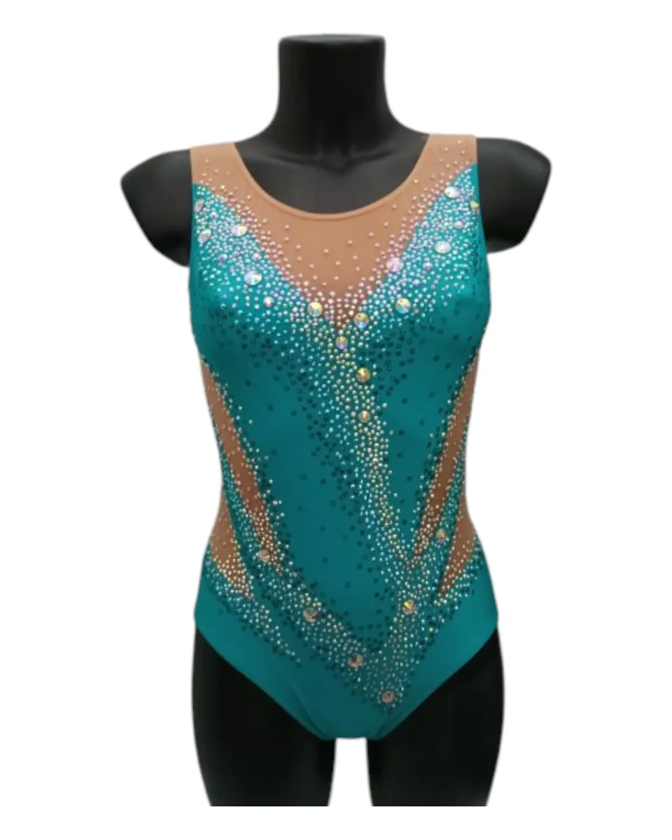 Body cascata di strass TG S