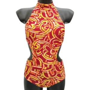 Body trikini bordeaux ocra