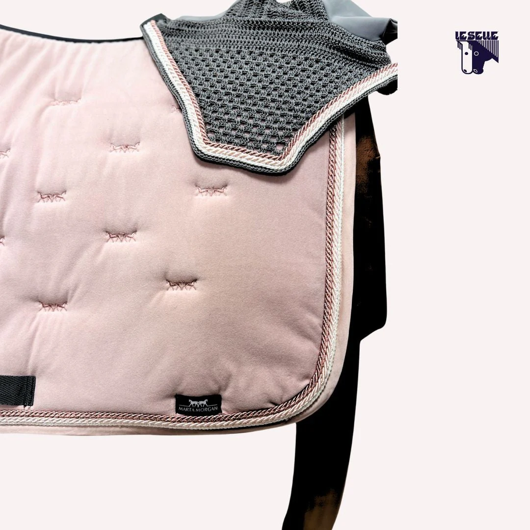 COMPLETO MARTA MORGAN FRAU - VELLUTO ROSA - immagine 5