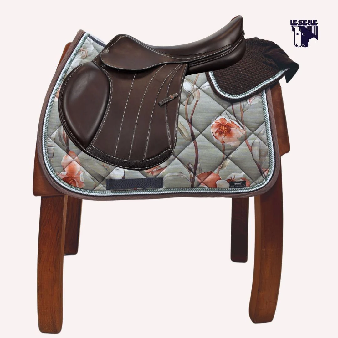 COMPLETO MARTA MORGAN SALVIA - FIORI ROSA - immagine 3