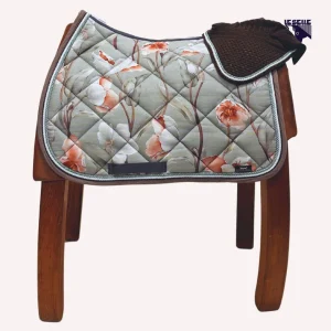 COMPLETO MARTA MORGAN SALVIA - FIORI ROSA