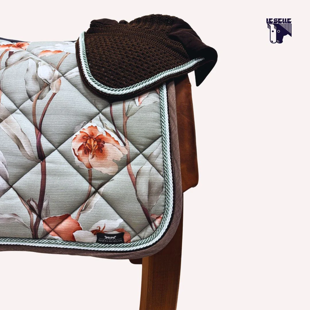 COMPLETO MARTA MORGAN SALVIA - FIORI ROSA - immagine 5