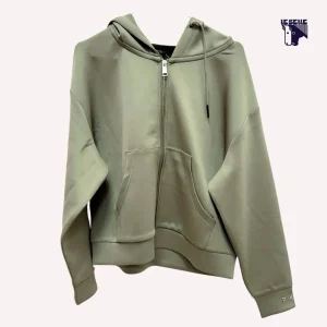 HOODY ATHLEISURE PIKEUR - SALVIA