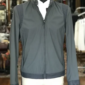 CT COATED JERSEY ZIP JACKET