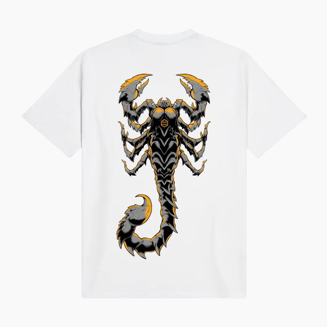 T-shirt DLYNR Desert Scorpion White