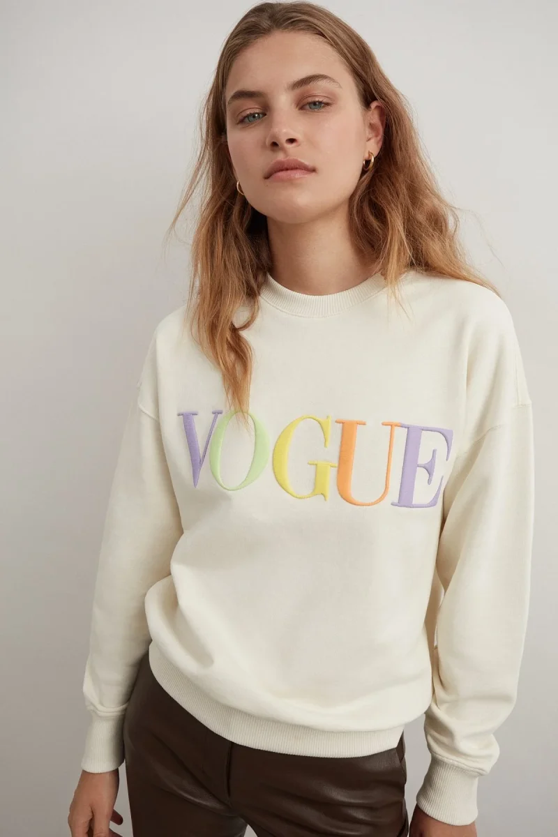VOGUE Sweatshirt | Cream Pastel Rainbow - immagine 4