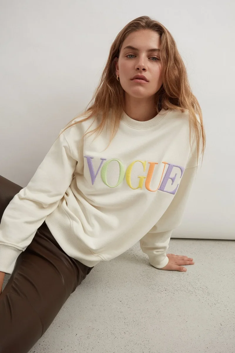 VOGUE Sweatshirt | Cream Pastel Rainbow - immagine 3
