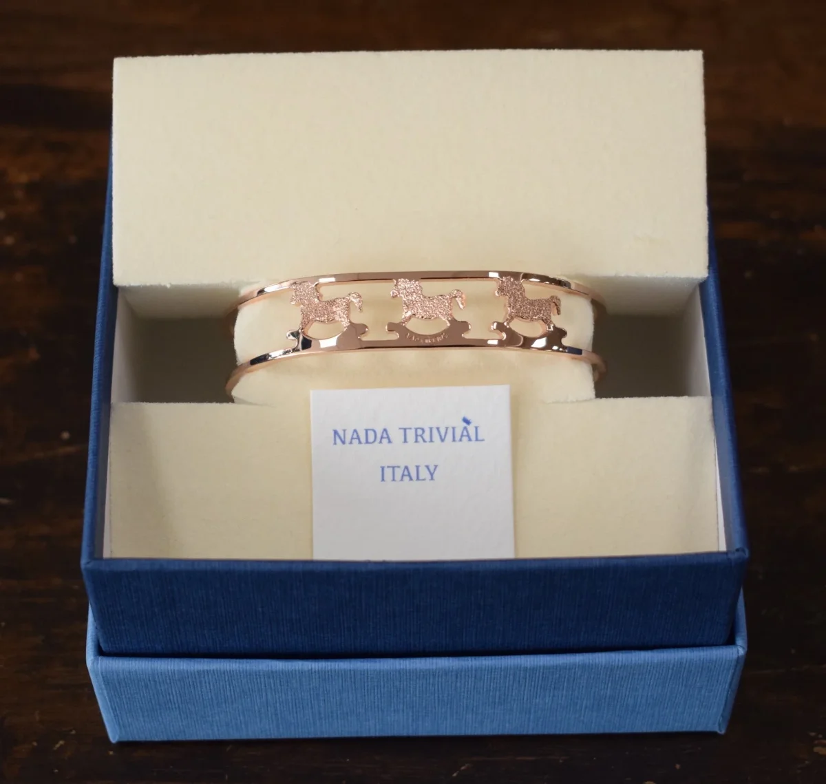 BRACCIALE NADA TRIVIAL CAVALLI A DONDOLO - immagine 3