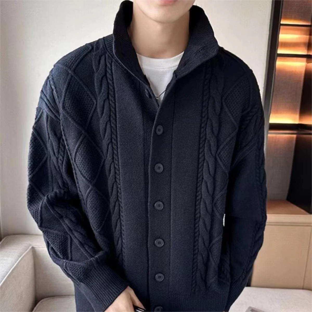Maglione Cardigan Uomo - Old Money® - immagine 5