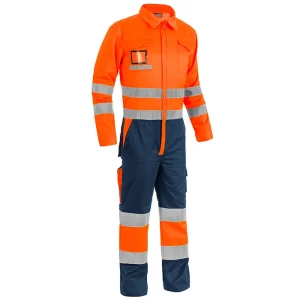Tuta alta visibilità bicolore catarifrangente