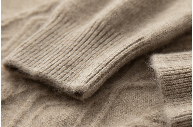 Maglione Girocollo con Trecce in Cashmere - Old Money® - immagine 4