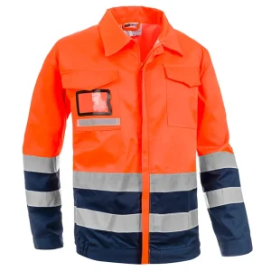 Giubbino alta visibilità catarifrangente bicolore