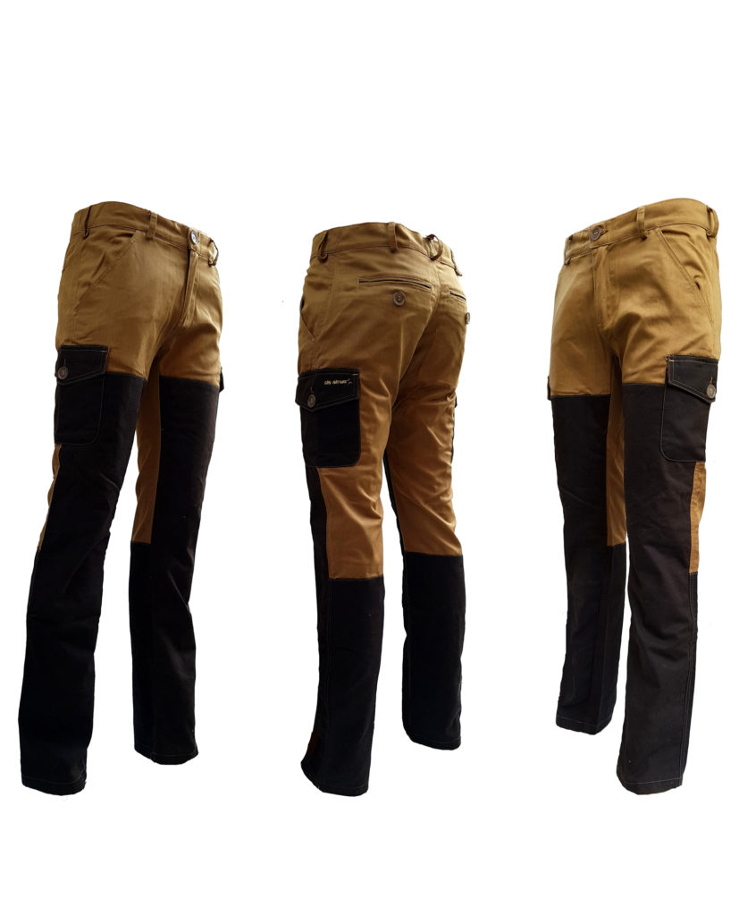 Pantalone 100% cotone cerato