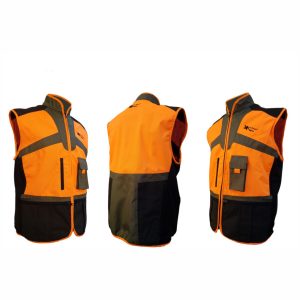 Gilet supreme green orange cordura e kevlar