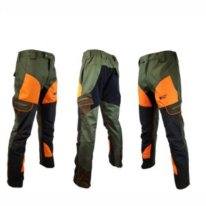 Pantalone supreme green orange cordura e kevlar