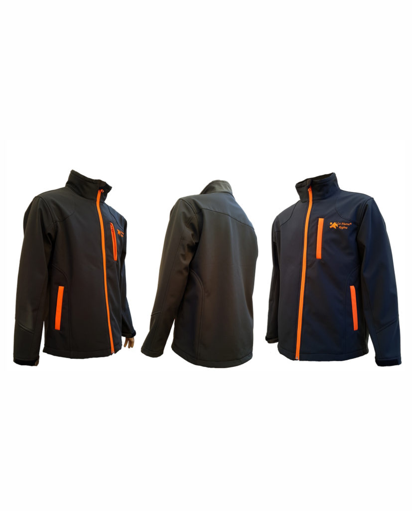 Giacca wild supreme full green in softshell