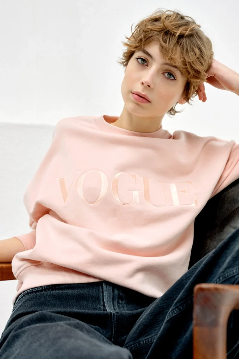 VOGUE Sweatshirt | Tonal Peach - immagine 3