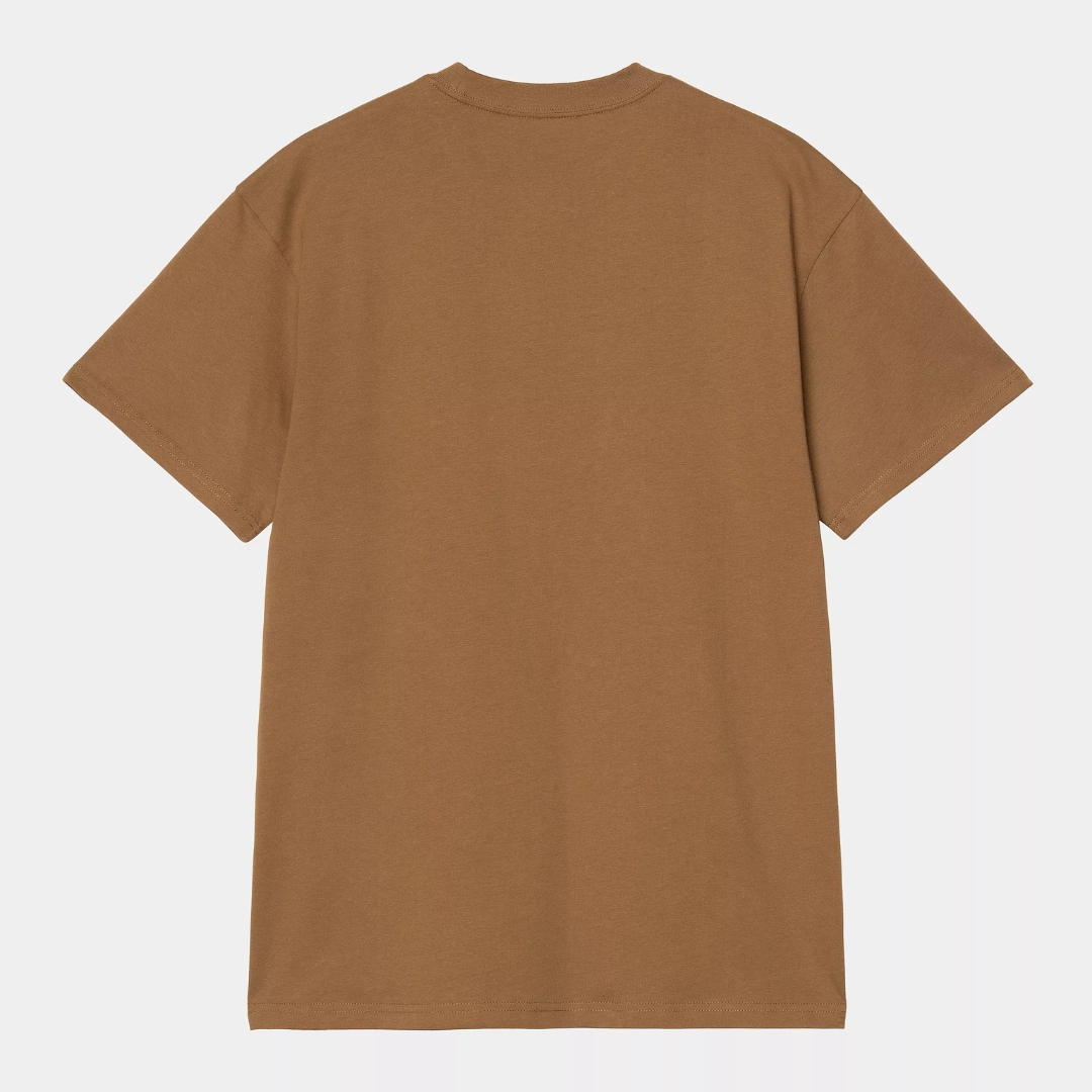 Tee Carhartt Wip Rivet Brown - immagine 3