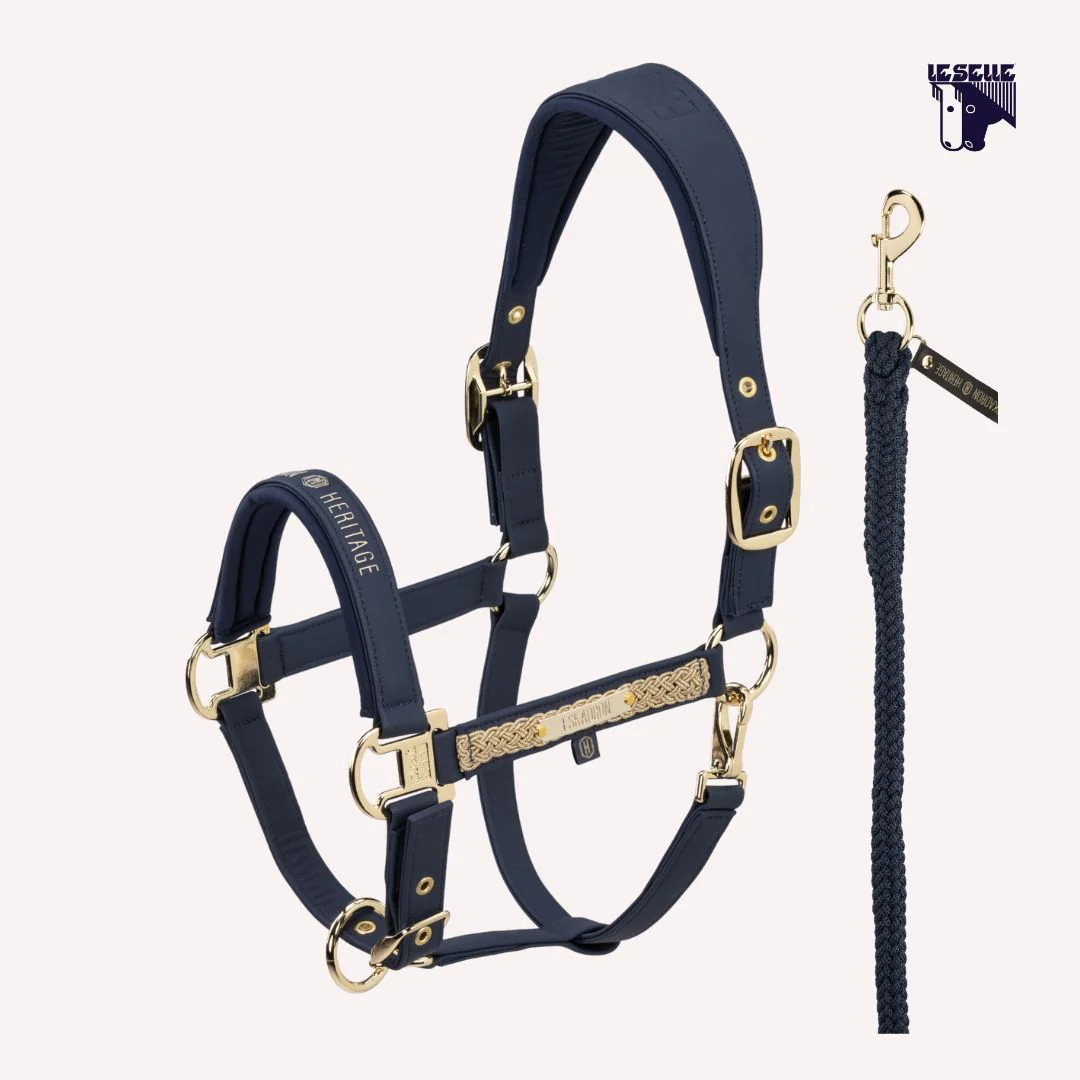 CAVEZZA E LUNGHINA ESKADRON FAUX LEATHER HERITAGE - BLU - immagine 2