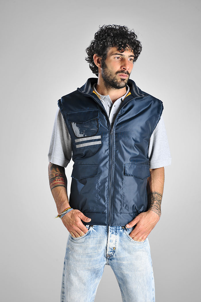 GILET SLOW BLU - immagine 2