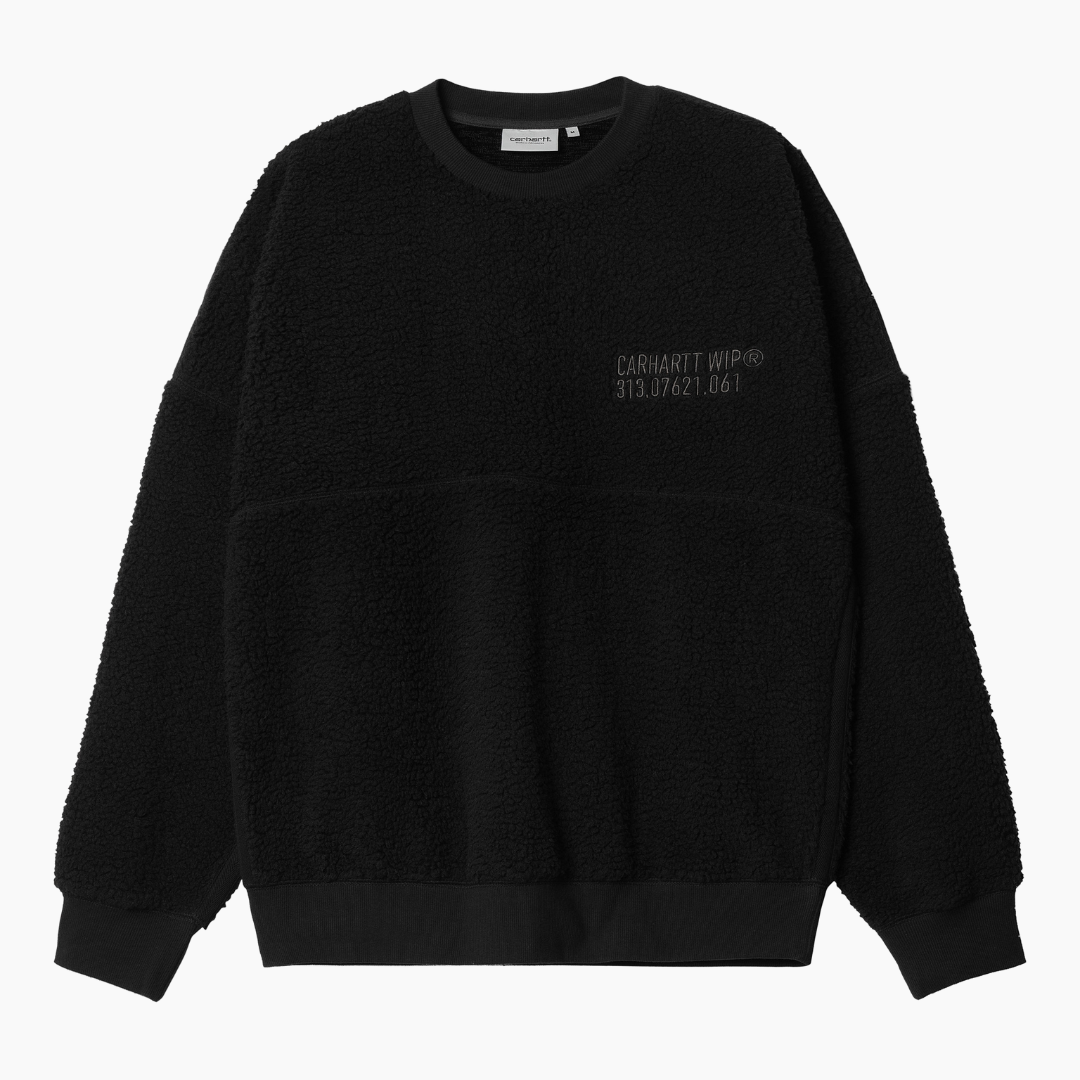 Felpa CARHARTT WIP Coordinate Black - immagine 3