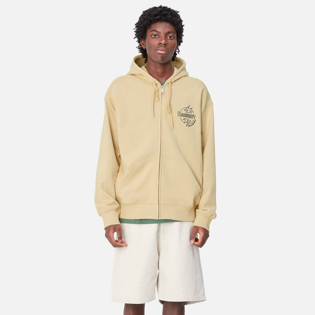 Felpa CARHARTT WIP Ablaze Cornsilk - immagine 5