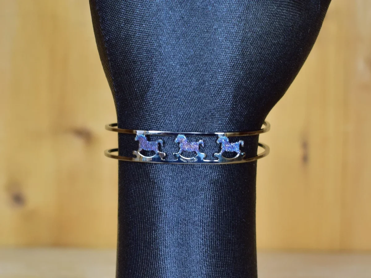 BRACCIALE NADA TRIVIAL CAVALLI A DONDOLO - immagine 5