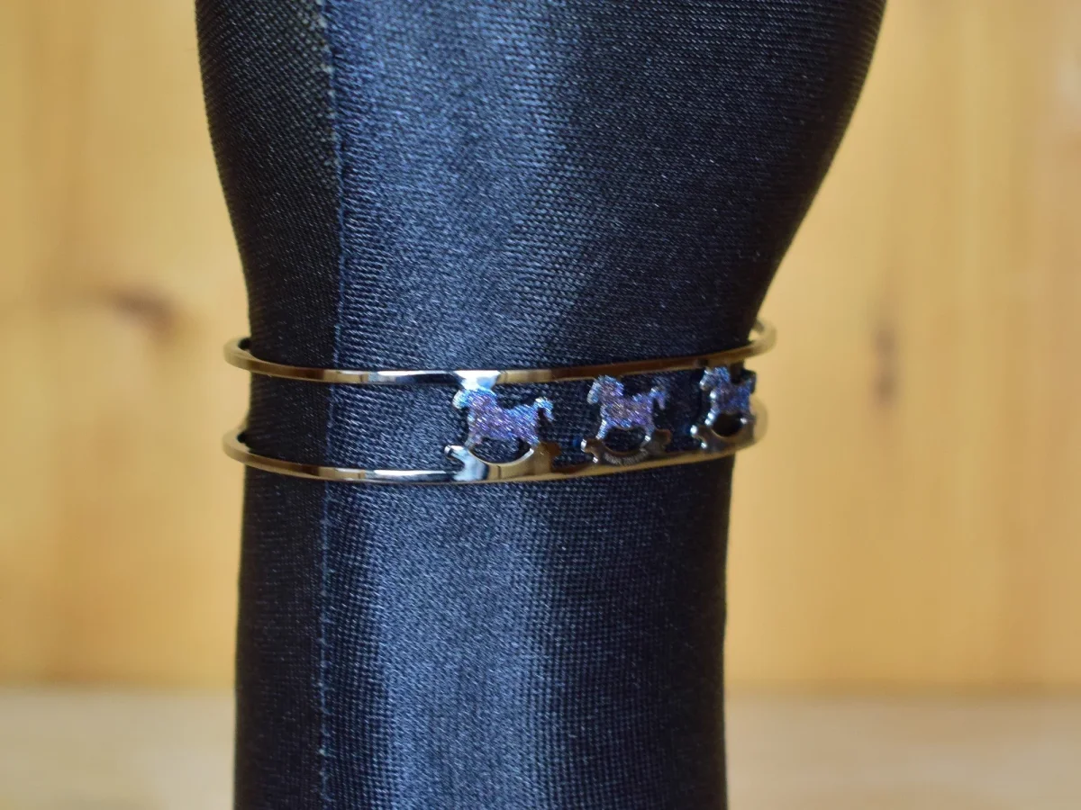 BRACCIALE NADA TRIVIAL CAVALLI A DONDOLO - immagine 6