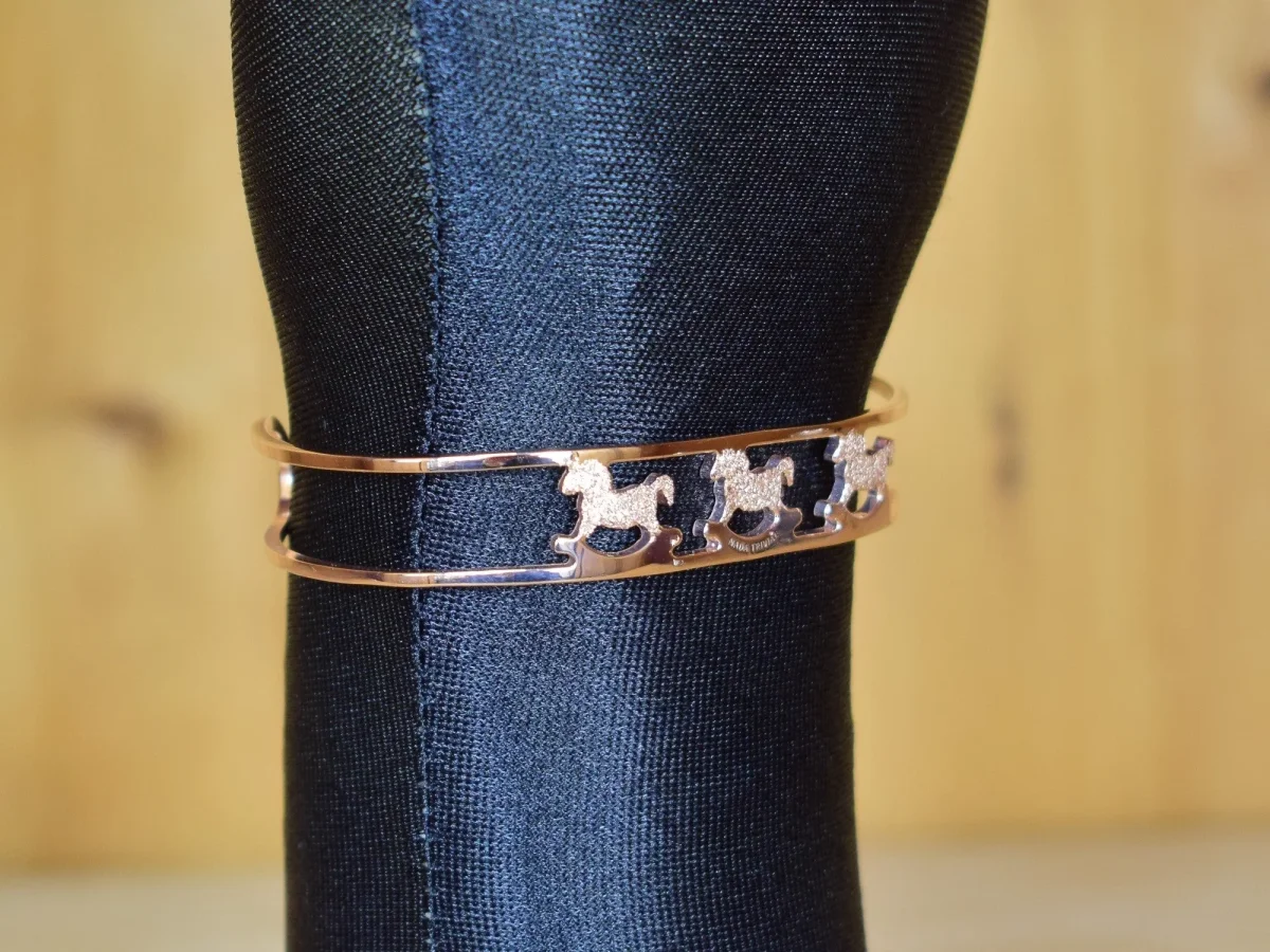 BRACCIALE NADA TRIVIAL CAVALLI A DONDOLO - immagine 9