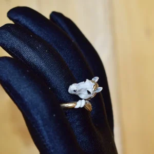 ANELLO BRONZO CAVALLO ARABO