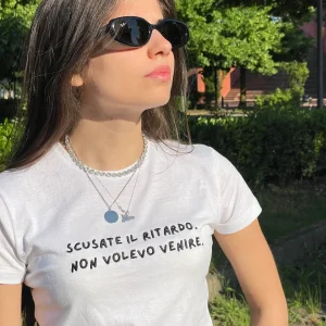 Non volevo venire ~ Felpa/T-shirt