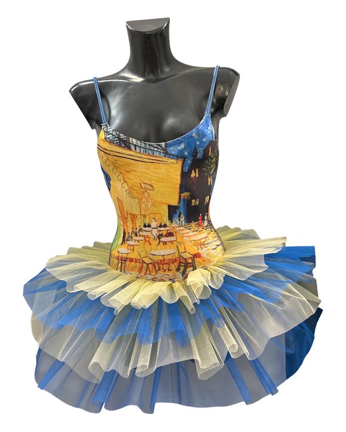 Body a tutù quadro d'arte tg S
