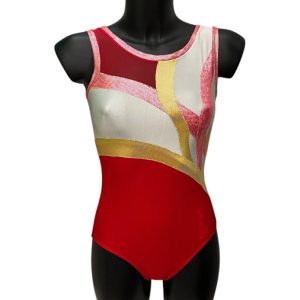 Body fiammata rossa tg S