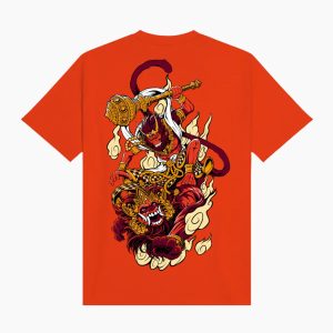 Tee DLYNR Hanuman Arancione